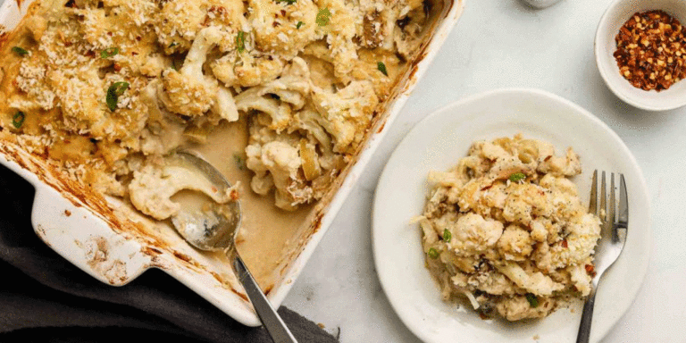 طرز تهیه کاسرول گل کلم