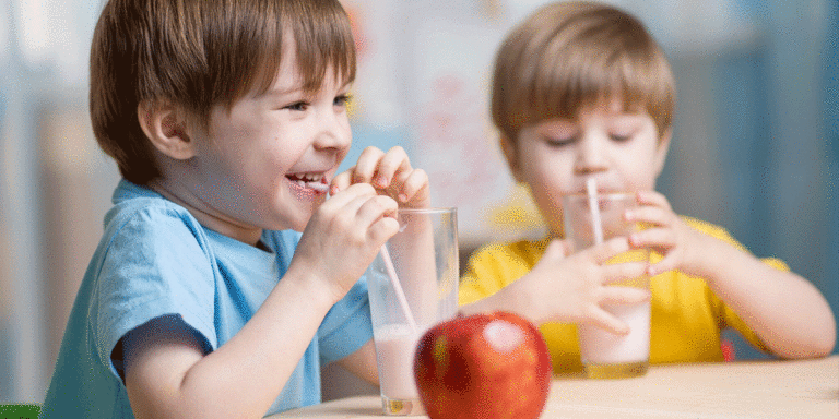 شیر پرچرب برای کودکان