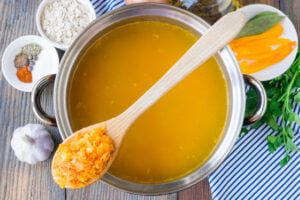 طرز تهیه سوپ جو پرک با مرغ