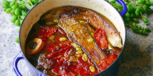 خورشت بادمجان بدون گوشت