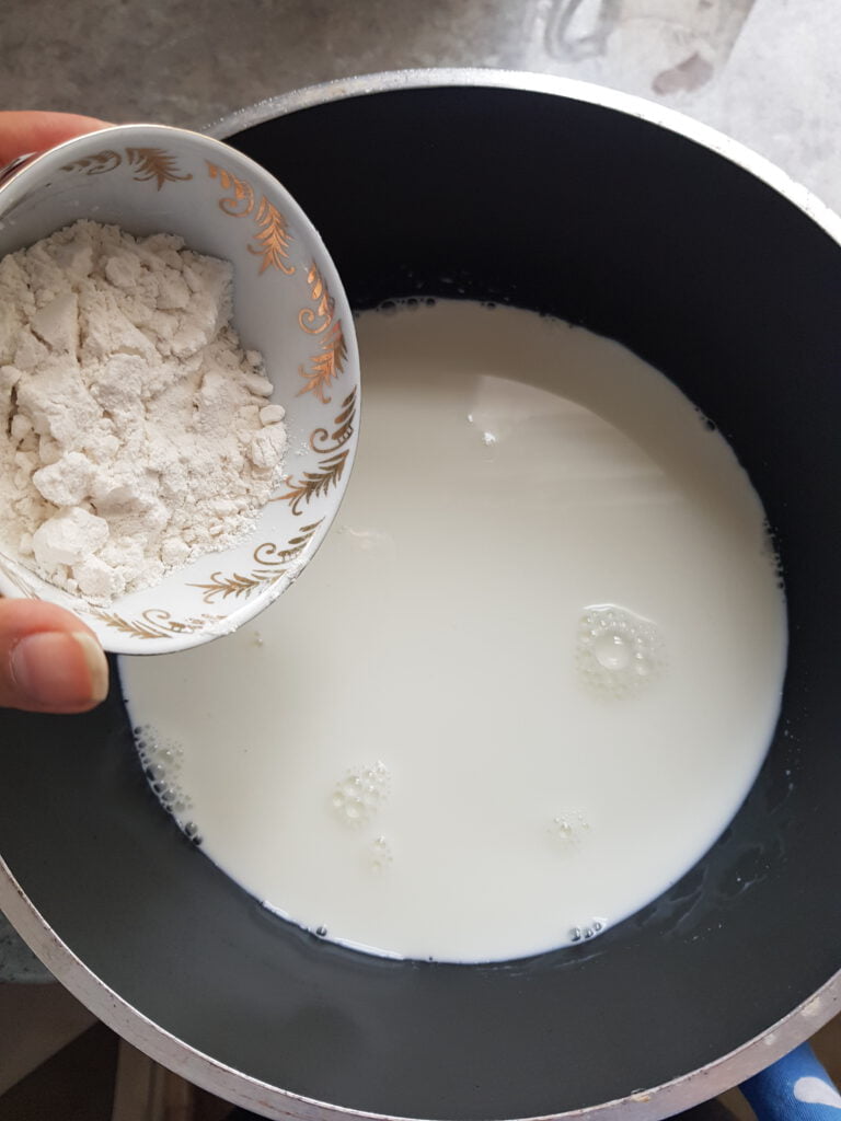 فرنی شکلاتی