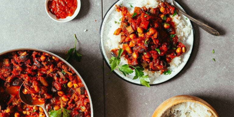 خوراک بادمجان مراکشی