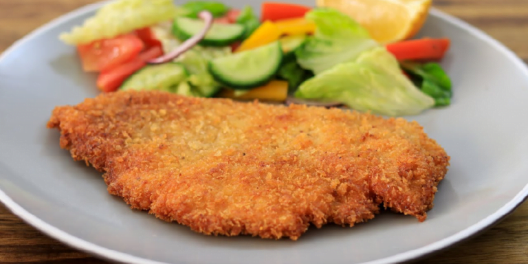 طرز تهیه شنیسل مرغ رژیمی