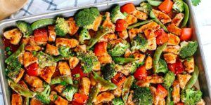 طرز تهیه خوراک مرغ و سبزیجات