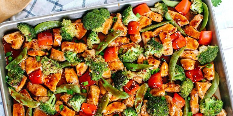 طرز تهیه خوراک مرغ و سبزیجات