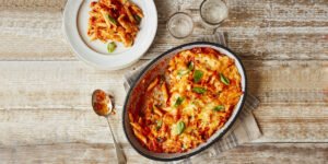 طرز تهیه ماکارونی در فر