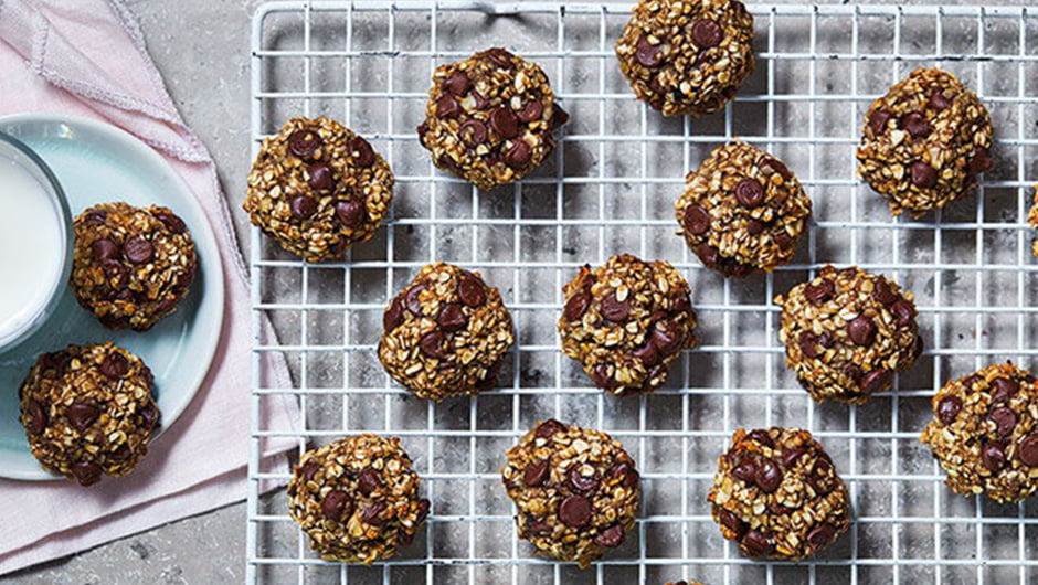 طرز تهیه کوکی شکلاتی بدون فر