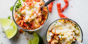 طرز تهیه ذرت مکزیکی با قارچ و پنیر