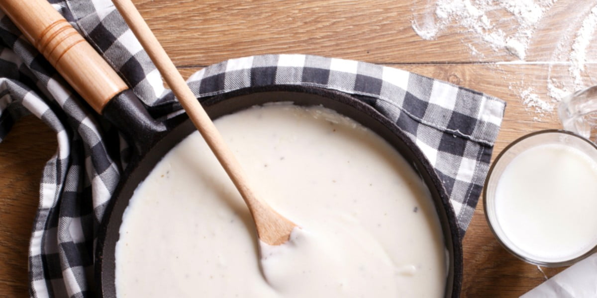 طرز تهیه سس بشامل گیاهی