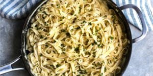 طرز تهیه سس آلفردو گیاهی