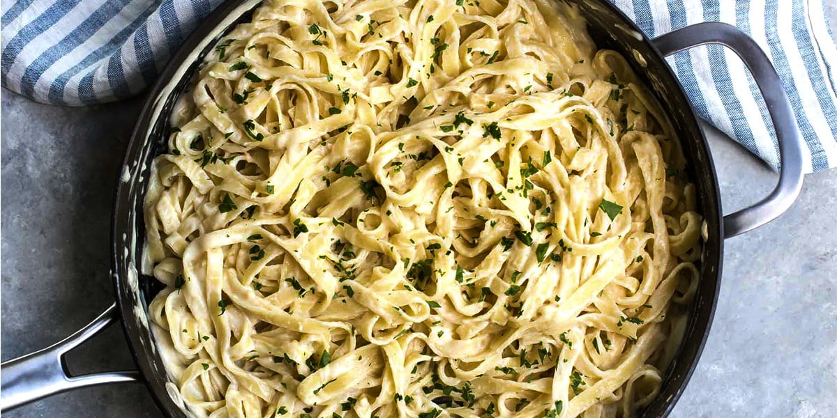 طرز تهیه سس آلفردو گیاهی