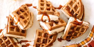 طرز تهیه دسر بستنی بیسکوییت