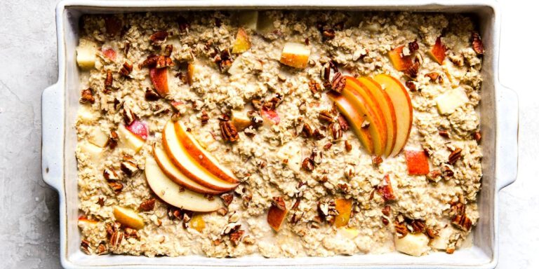 طرز تهیه اوتمیل سیب و عسل