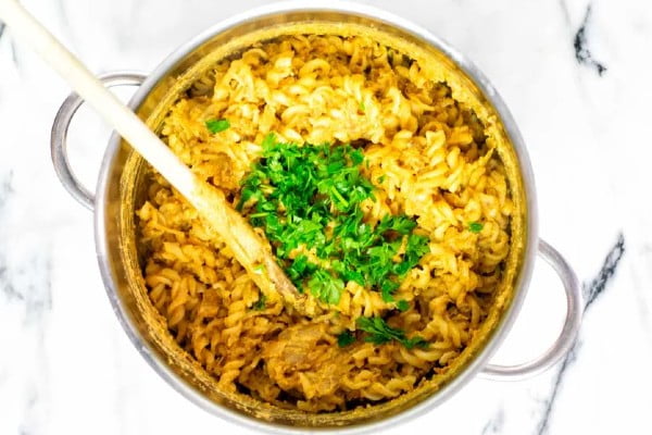 طرز تهیه پاستای زعفرانی-2