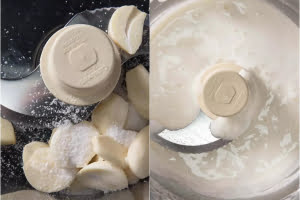 مرحله دوم تهیه سس سیر