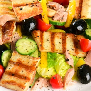 شام سبک با پنیر کبابی