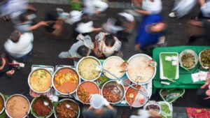 غذای خیابانی و خیابان غذا