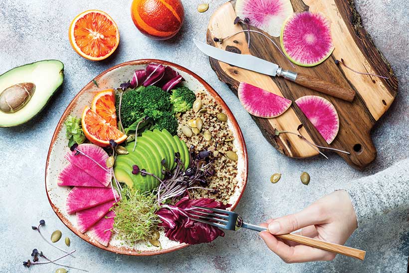 جا دادن میوه و سبزیجات در رژیم بدون گلوتن