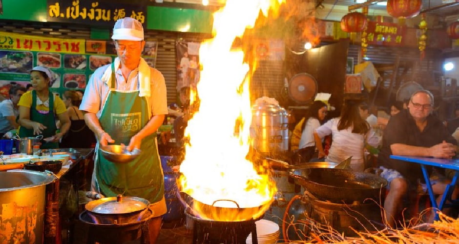 بانکوک شهر بازارهای غذای متنوع