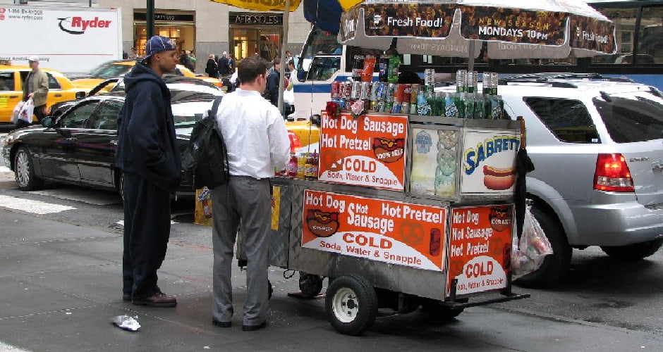 غذای خیابانی در نیواورلئان