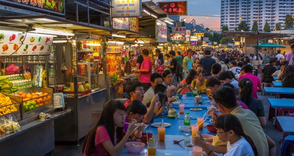 پنانگ مالزی بازاری برای غذاهای دریایی