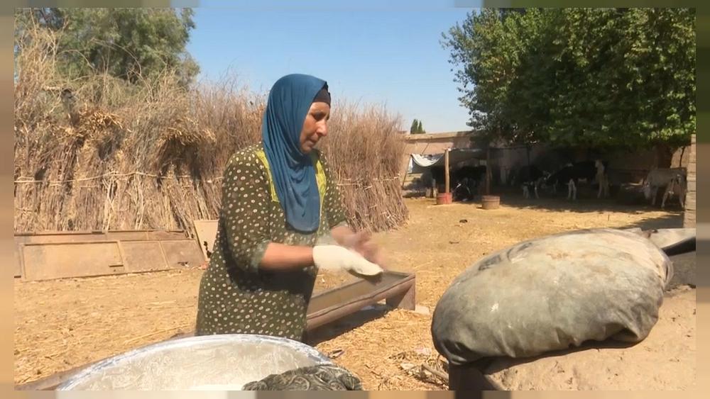 پخت نان در منازل سوری ها 