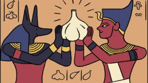 نقش سیر در زمان قدیم