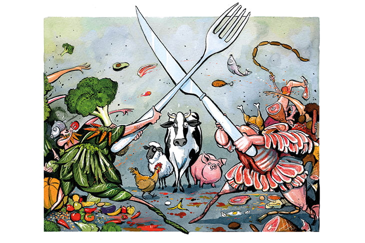 غلبه گوشتخواری بر گیاهخواری در جنگ های جهانی