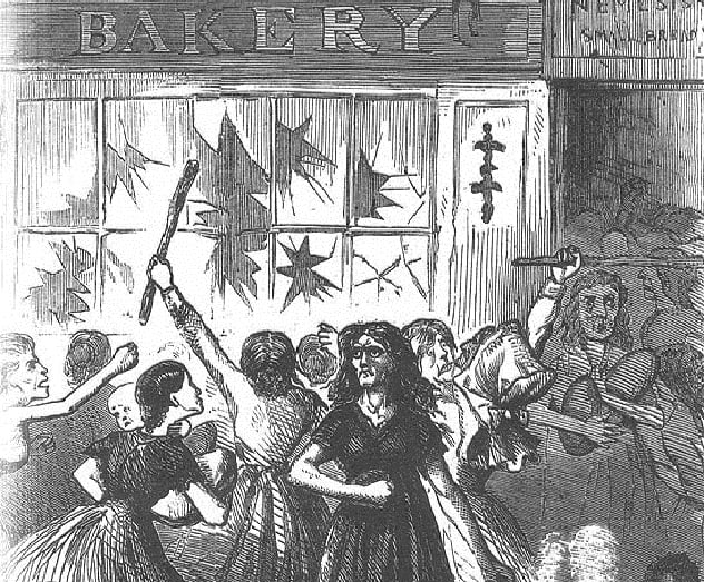 شورش‌های نان جنوب و زنان