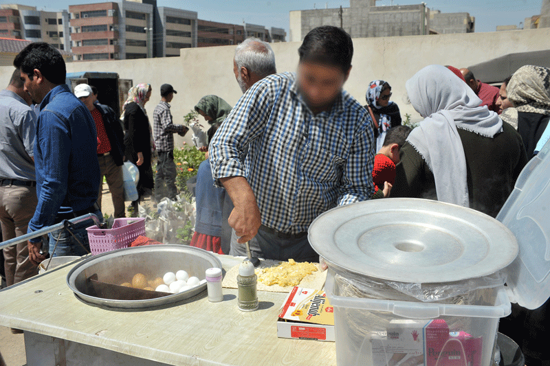 تجهیزات کار فروشندگان غذای خیابانی 