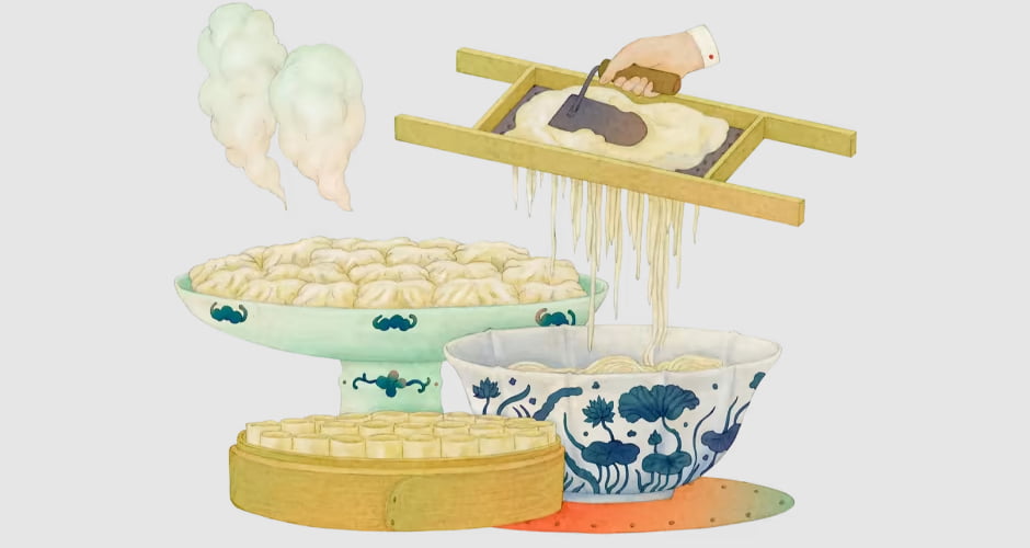 نودل هنری از چین