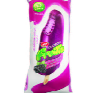 Blackberry with blackberry ice coated stick