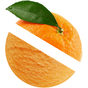 Orange ice cream