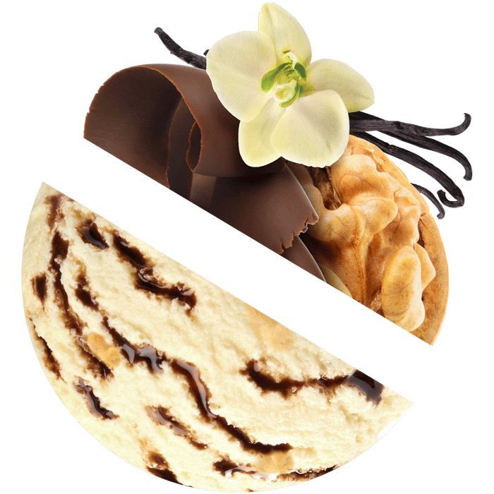 Vanilla With Streaks Chocolate And Walnut Pieces Vanilla With Streaks Chocolate And Walnut Pieces